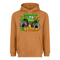 Meerkat Shamrock Crusher Heavyweight Hoodie - CowhideDigitalArt