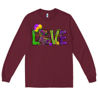 Burgundy Love Louisiana Long Sleeve Tee - HowdyJamesFarm