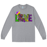 Heather Grey Love Louisiana Long Sleeve Tee - HowdyJamesFarm