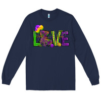 Navy Love Louisiana Long Sleeve Tee - HowdyJamesFarm