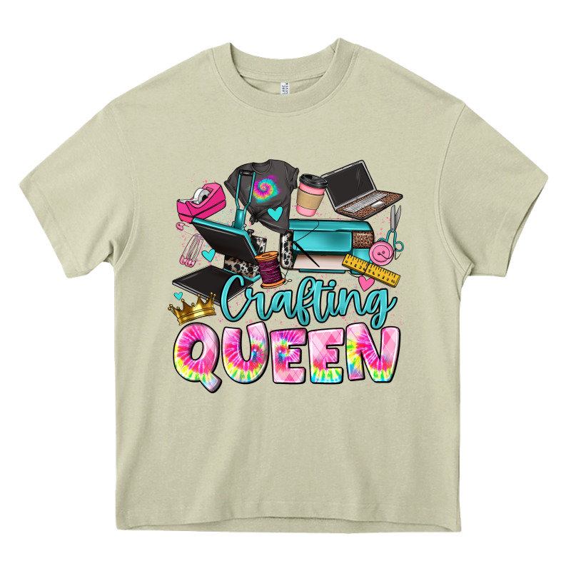 Crafting Queen Heavy Core Tee by JahusDesignShop | Teevron