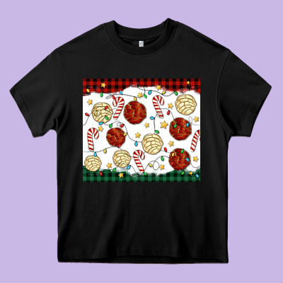 Christmas Conchas Heavy Core Tee Designed By Maliassmallbusiness
