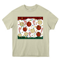 Mossy christmas conchas Heavy Core Tee - MaliasSmallBusiness