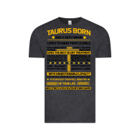 Vintage Black TAURUS FACTS Vintage Tee - Bettercallsaul