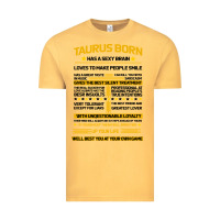 Vintage Mustard TAURUS FACTS Vintage Tee - Bettercallsaul