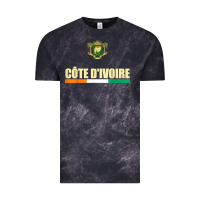 Cloud Black Cote d_Ivoire National Flag Ivory Coast Coat Of Arms Gift Vintage Tee - trangStudio