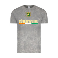 Cloud Rock Cote d_Ivoire National Flag Ivory Coast Coat Of Arms Gift Vintage Tee - trangStudio