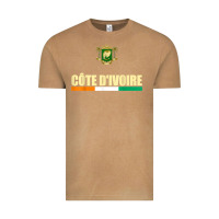Vintage Camel Cote d_Ivoire National Flag Ivory Coast Coat Of Arms Gift Vintage Tee - trangStudio