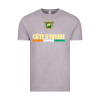 Vintage Zinc Cote d_Ivoire National Flag Ivory Coast Coat Of Arms Gift Vintage Tee - trangStudio