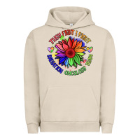 Pigment French Oak oncology team sunflower malia Urban Hoodie - BarkalooDesign