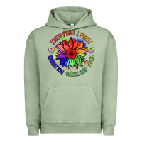 Pigment Oil Green oncology team sunflower malia Urban Hoodie - BarkalooDesign