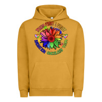 Pigment Peanut Butter oncology team sunflower malia Urban Hoodie - BarkalooDesign