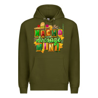 Army Green nacho average mini Premium Hoodie - FaDigitalArtStudio