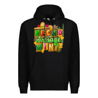 Black nacho average mini Premium Hoodie - FaDigitalArtStudio