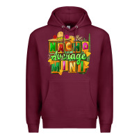 Burgundy nacho average mini Premium Hoodie - FaDigitalArtStudio
