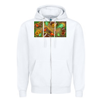 White western sunflower and american football license  plate Zipper Hoodie - BundleAndBundleShop