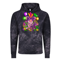 Cloud Black Mardi Gras pig Vintage Hoodie - NancyCooperArtShop