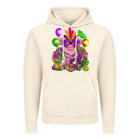 Vintage Artic Mardi Gras pig Vintage Hoodie - NancyCooperArtShop