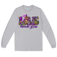 Moon Dust Love Mardi Gras with gnome Long Sleeve Tee - HowdyJamesFarm