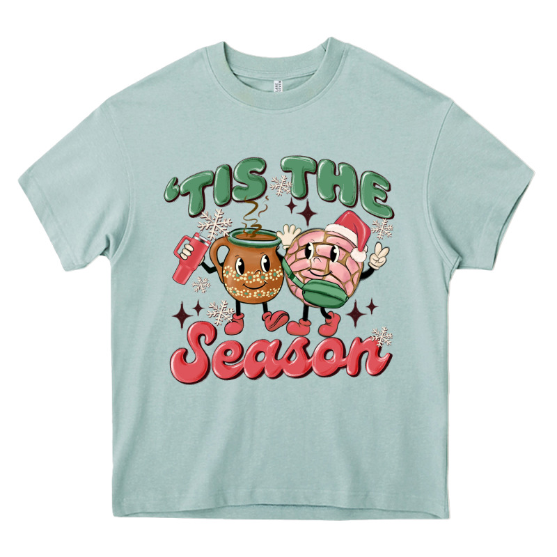 Mexican Christmas Tis The Season Heavy Core Tee by MaliasSmallBusiness | Teevron