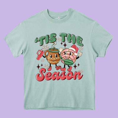 Mexican Christmas Tis The Season Heavy Core Tee Designed By Maliassmallbusiness