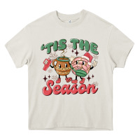Cream mexican christmas tis the season Heavy Core Tee - MaliasSmallBusiness