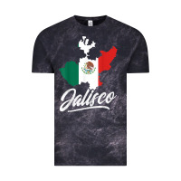 Cloud Black Mexico Jalisco Mexican Flag Gift Vintage Tee - trangStudio