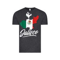 Vintage Black Mexico Jalisco Mexican Flag Gift Vintage Tee - trangStudio