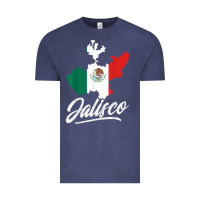 Vintage Denim Mexico Jalisco Mexican Flag Gift Vintage Tee - trangStudio