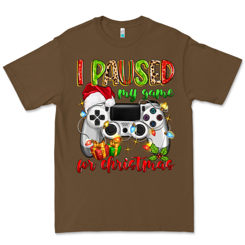 I Paused My Game For Christmas Premium Tee by MaliasSmallBusiness | Teevron