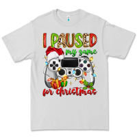 Dove Grey i paused my game for christmas Premium Tee - MaliasSmallBusiness