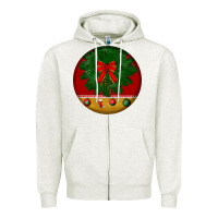 Oatmeal Heather christmas Zipper Hoodie - BundleAndBundleShop