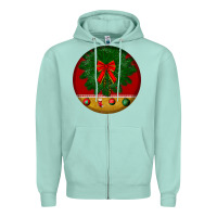 Seafoam christmas Zipper Hoodie - BundleAndBundleShop