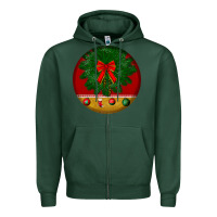 Sports Green christmas Zipper Hoodie - BundleAndBundleShop