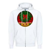 White christmas Zipper Hoodie - BundleAndBundleShop