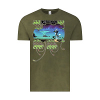 Vintage Olive Yes Yessongs Vintage Tee - trangStudio
