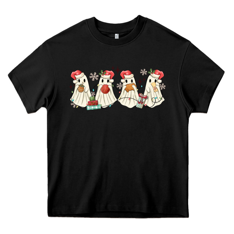 Pantasmas Mexican Christmas Ghosts Heavy Core Tee by MaliasSmallBusiness | Teevron