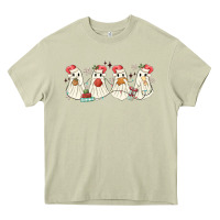 Mossy pantasmas mexican christmas ghosts Heavy Core Tee - MaliasSmallBusiness