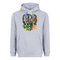 Heather Grey aba therapist Heavyweight Hoodie - CowhideDigitalArt