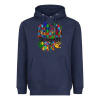 Navy aba therapist Heavyweight Hoodie - CowhideDigitalArt
