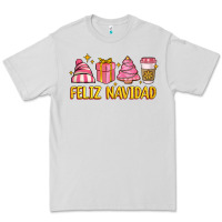 Dove Grey feliz navidad Premium Tee - MaliasSmallBusiness