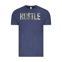 Vintage Denim Hustle 100 Dollar Bill Christmas Gift entrepreneur Vintage Tee - trangStudio