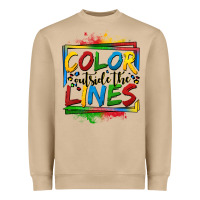 Mushroom color outside the lines autism Heavyweight Sweatshirt - OliviaCreatesArt