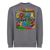 Storm color outside the lines autism Heavyweight Sweatshirt - OliviaCreatesArt