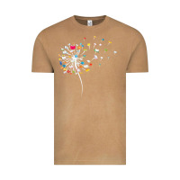 Vintage Camel Womens Funny Dandelion Books Gift For Reading Lover Women Girls V-Neck Vintage Tee - trangStudio