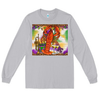 Moon Dust Mardi Gras Crawfish Tumbler Long Sleeve Tee - HowdyJamesFarm