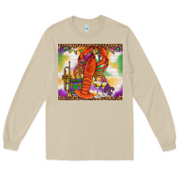 Mushroom Mardi Gras Crawfish Tumbler Long Sleeve Tee - HowdyJamesFarm