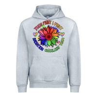 Heather Grey oncology team sunflower Urban Hoodie - BarkalooDesign