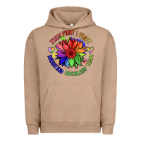 Pigment Burro oncology team sunflower Urban Hoodie - BarkalooDesign
