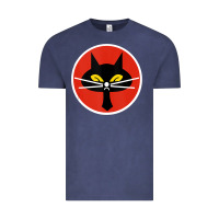 Vintage Denim black cat squadron taiwanese u 2 spy plane emblem gift tank top Vintage Tee - trangStudio